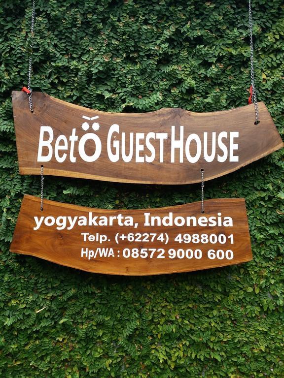 Beto Guesthouse Kalasan Exteriör bild